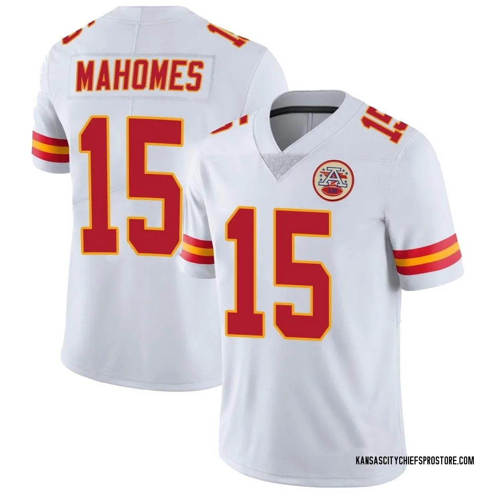 Youth Limited Patrick Mahomes Kansas City Chiefs White Vapor Untouchable Jersey